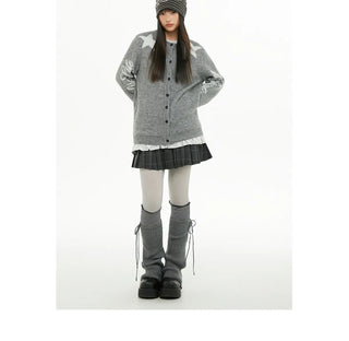star jacquard sweater