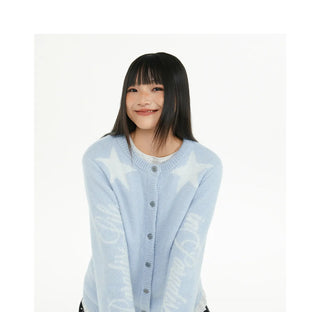 star jacquard sweater