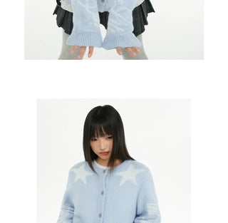 star jacquard sweater