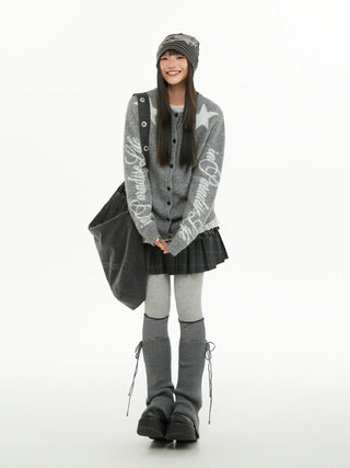 star jacquard sweater
