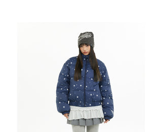 printed down jacket
