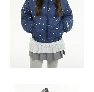 printed down jacket