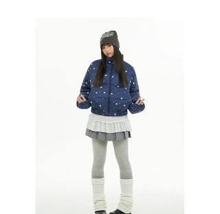printed down jacket