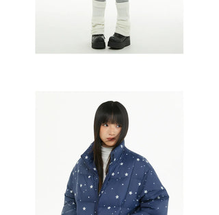 printed down jacket