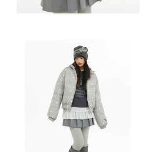 printed down jacket