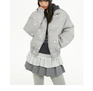 printed down jacket
