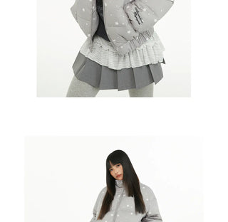 printed down jacket