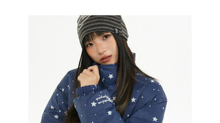 printed down jacket
