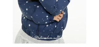 printed down jacket