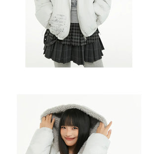lazy print coat