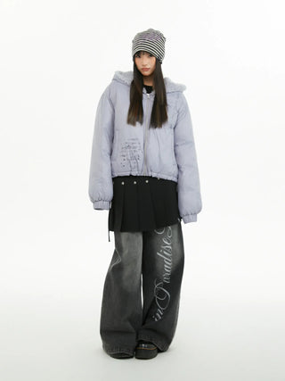lazy print coat