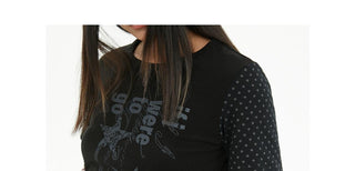 star print top