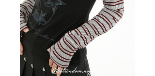 star print top