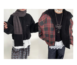 quilted lamb coat