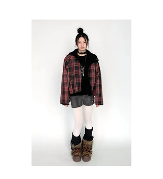 quilted lamb coat
