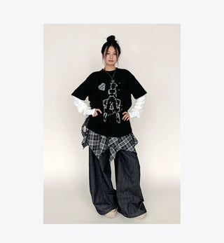 machete split jeans