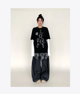 machete split jeans