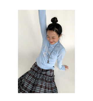 basic turtleneck top
