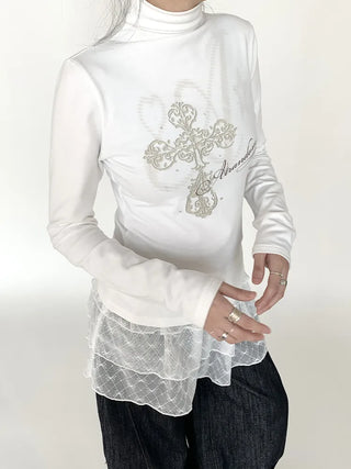 basic turtleneck top