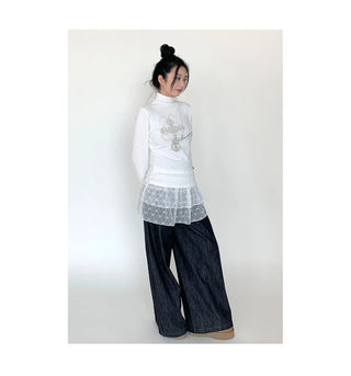 basic turtleneck top