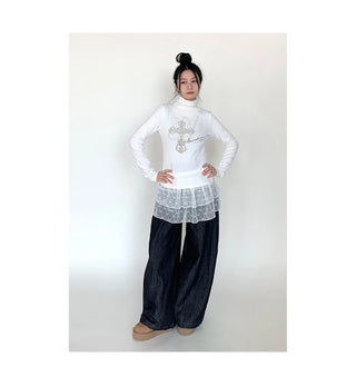 basic turtleneck top