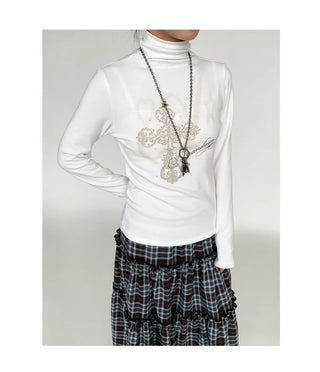 basic turtleneck top
