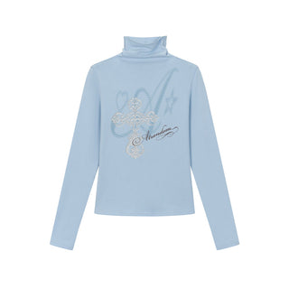 basic turtleneck top