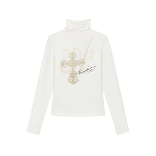 basic turtleneck top