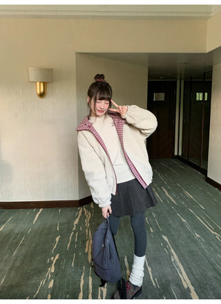 double-sided fur coat