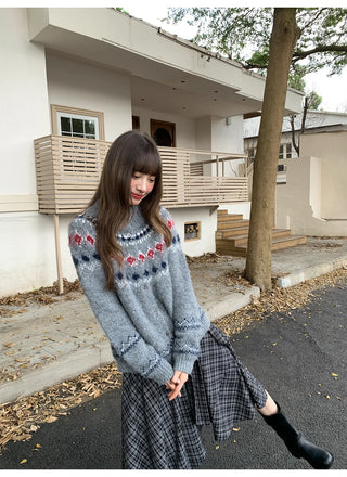 irregular plaid skirt