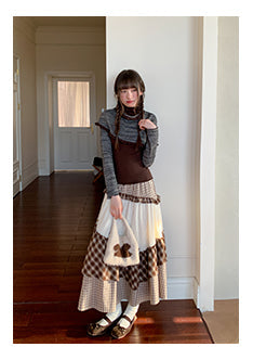 stacking stitch dress