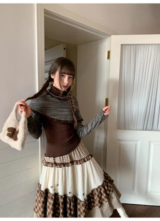 stacking stitch dress