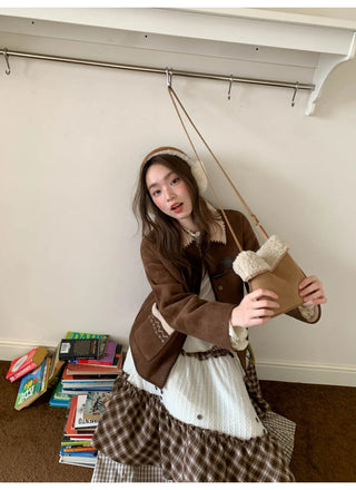 stacking stitch dress