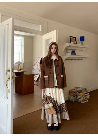 stacking stitch dress