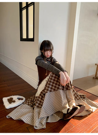 stacking stitch dress