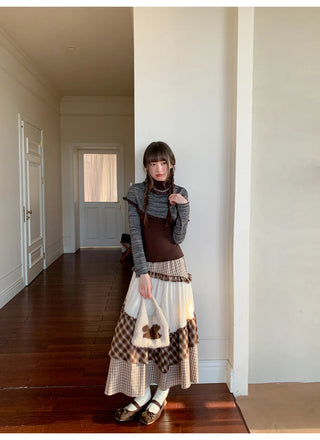 stacking stitch dress