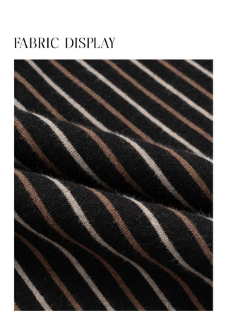 lace-up striped pants