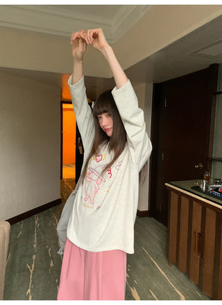 solid color pleated pants