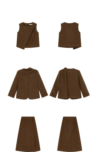 vest coat set