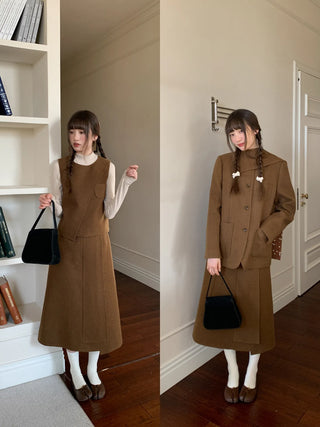 vest coat set