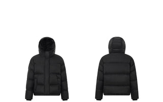 hooded down jacket