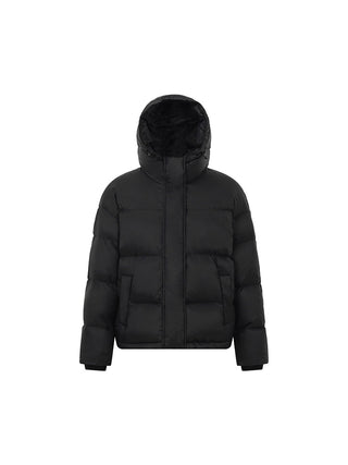 hooded down jacket