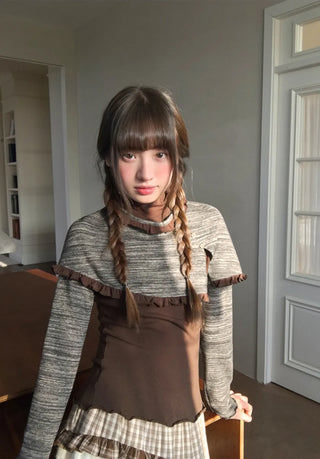 animal print set top