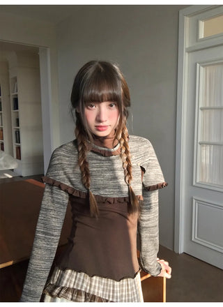 animal print set top