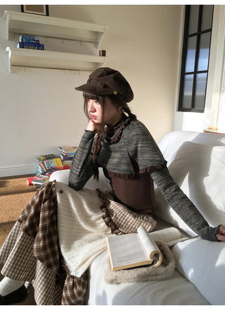 animal print set top