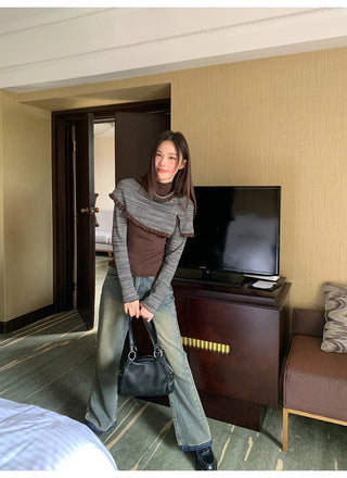 animal print set top