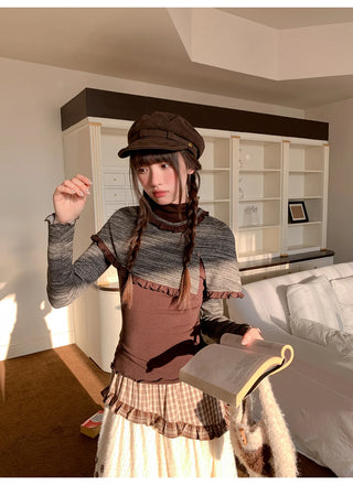 animal print set top