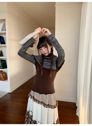 animal print set top