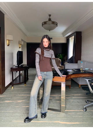 animal print set top