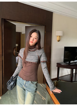 animal print set top